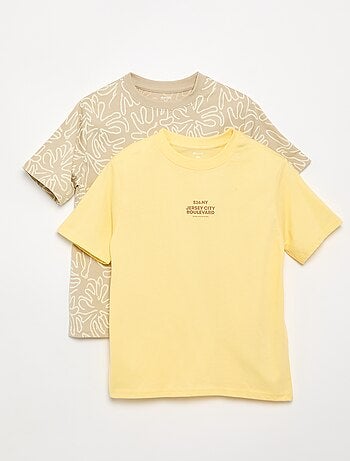 Lot de 2 T-shirts manches courtes imprimés