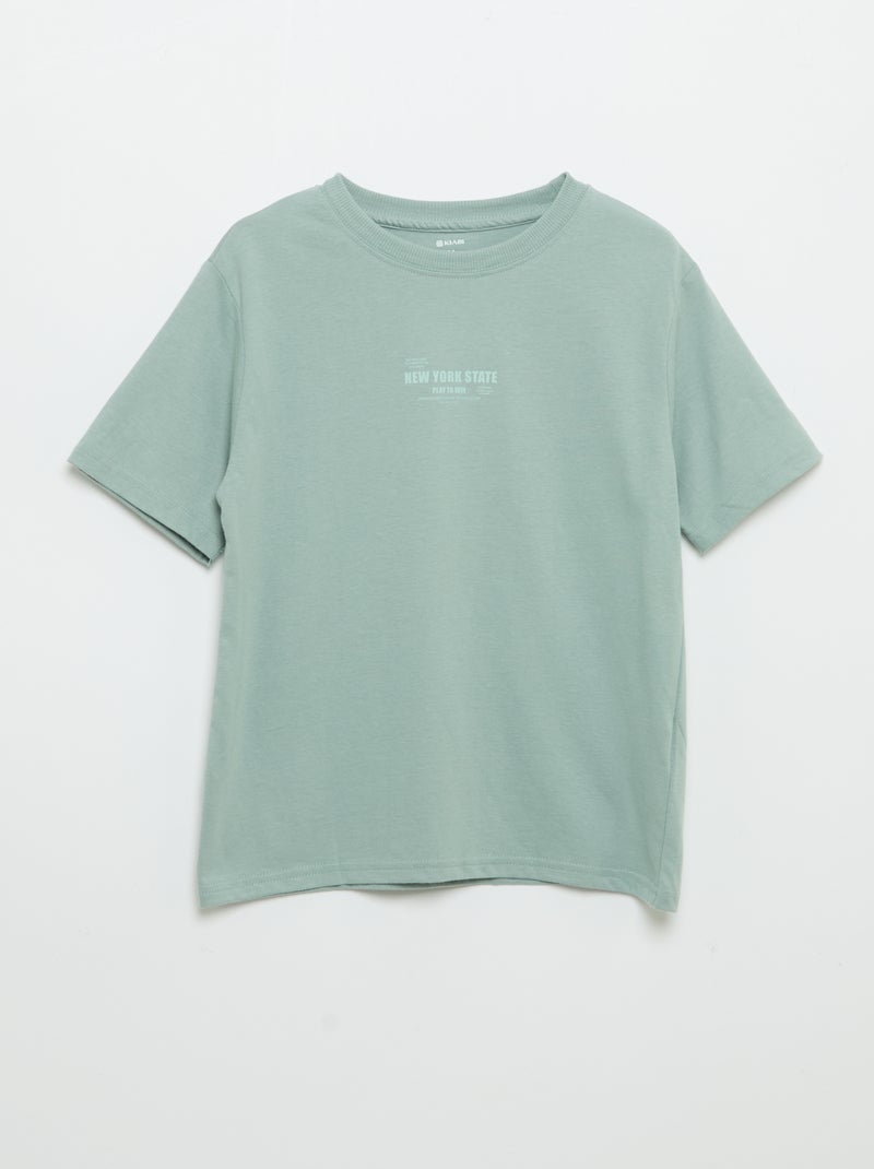 Lot de 2 T-shirts manches courtes imprimés Rouge - Kiabi