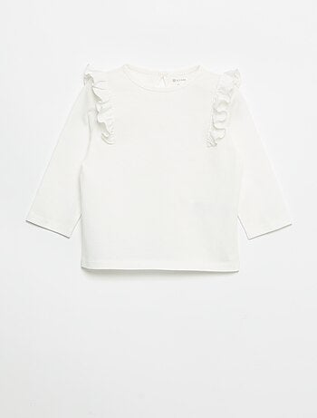 Lot de 2 t-shirts manches longues en jersey coton