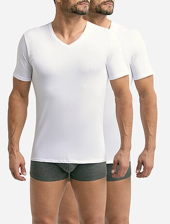 Lot de 2 t-shirts Respirant Col V Gots Good