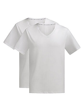 Lot de 2 t-shirts Respirant Col V Gots Good