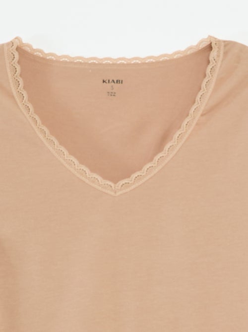 Lot de 2 t-shirts sous-vêtements - Kiabi