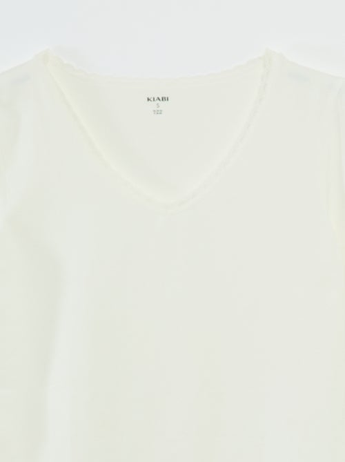 Lot de 2 t-shirts sous-vêtements - Kiabi