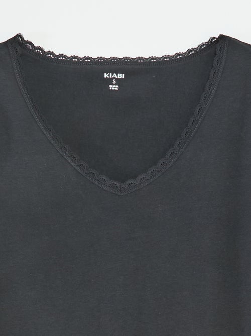 Lot de 2 t-shirts sous-vêtements - Kiabi