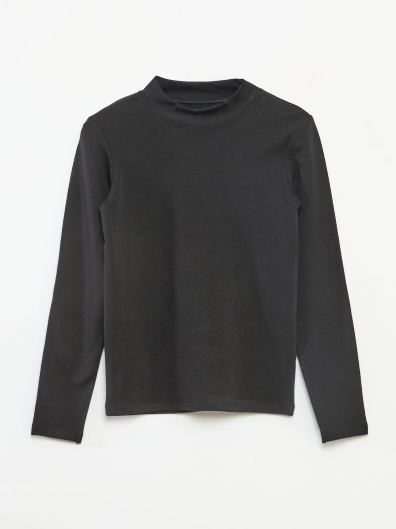 Lot de 2 t-shirts thermorégulateur à col roulé Noir - Kiabi