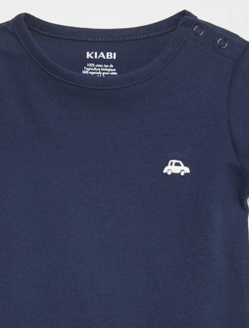 Lot de 2 t-shirts unis - Kiabi
