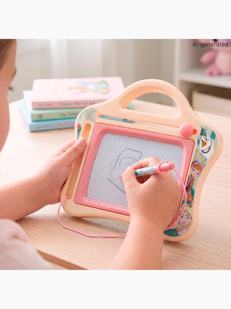 Lot de 2 tableaux magnétiques la reine des neiges avec stylo magnétique N/A - Kiabi