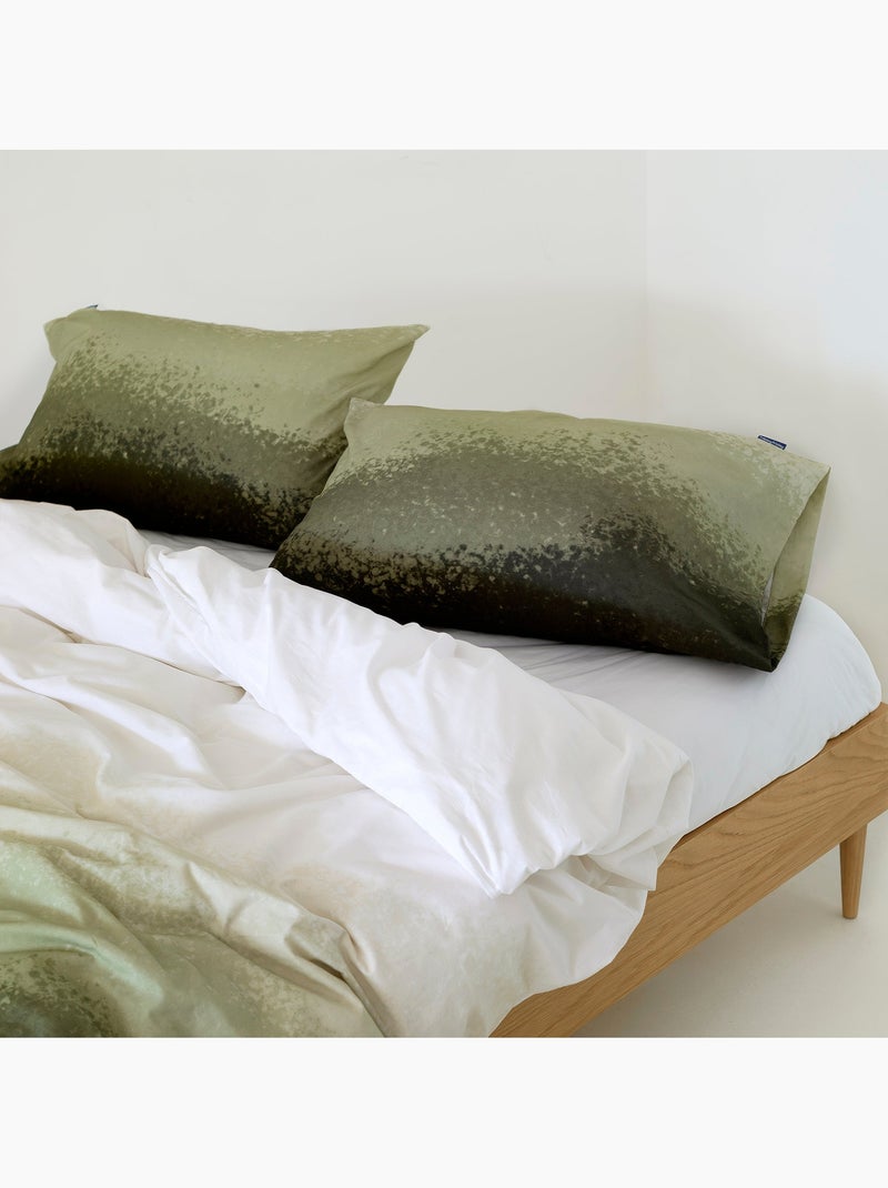 Lot de 2 Taie d'oreiller Nightfall "Happyfriday" Vert - Kiabi