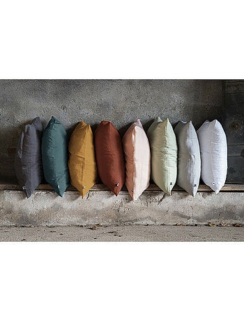 Lot de 2 Taies d’oreiller - Double Gaze de Coton - Gaïa