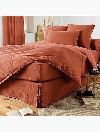 Lot de 2 Taies d’oreiller - Double Gaze de Coton - Gaïa