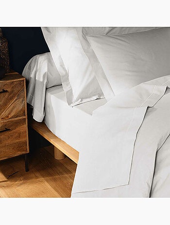 Lot de 2 taies d'oreiller – 100% coton 57 fils