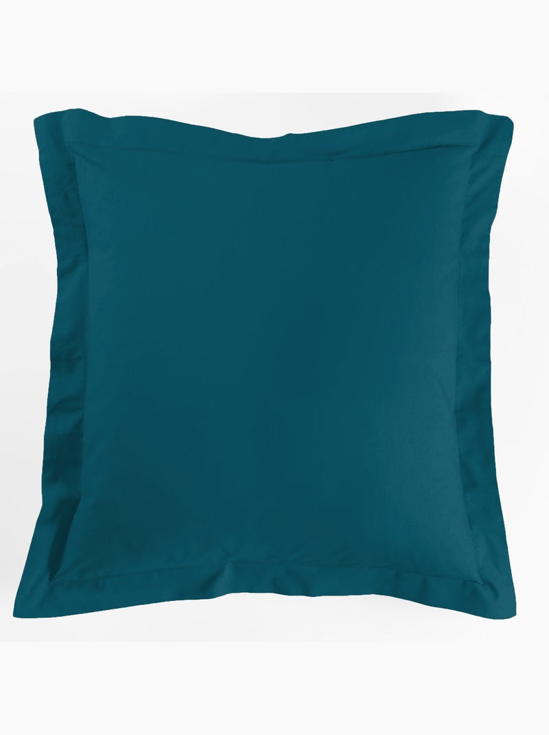 Lot de 2 Taies d'Oreiller – 100% Coton 57 Fils Bleu nuit - Kiabi