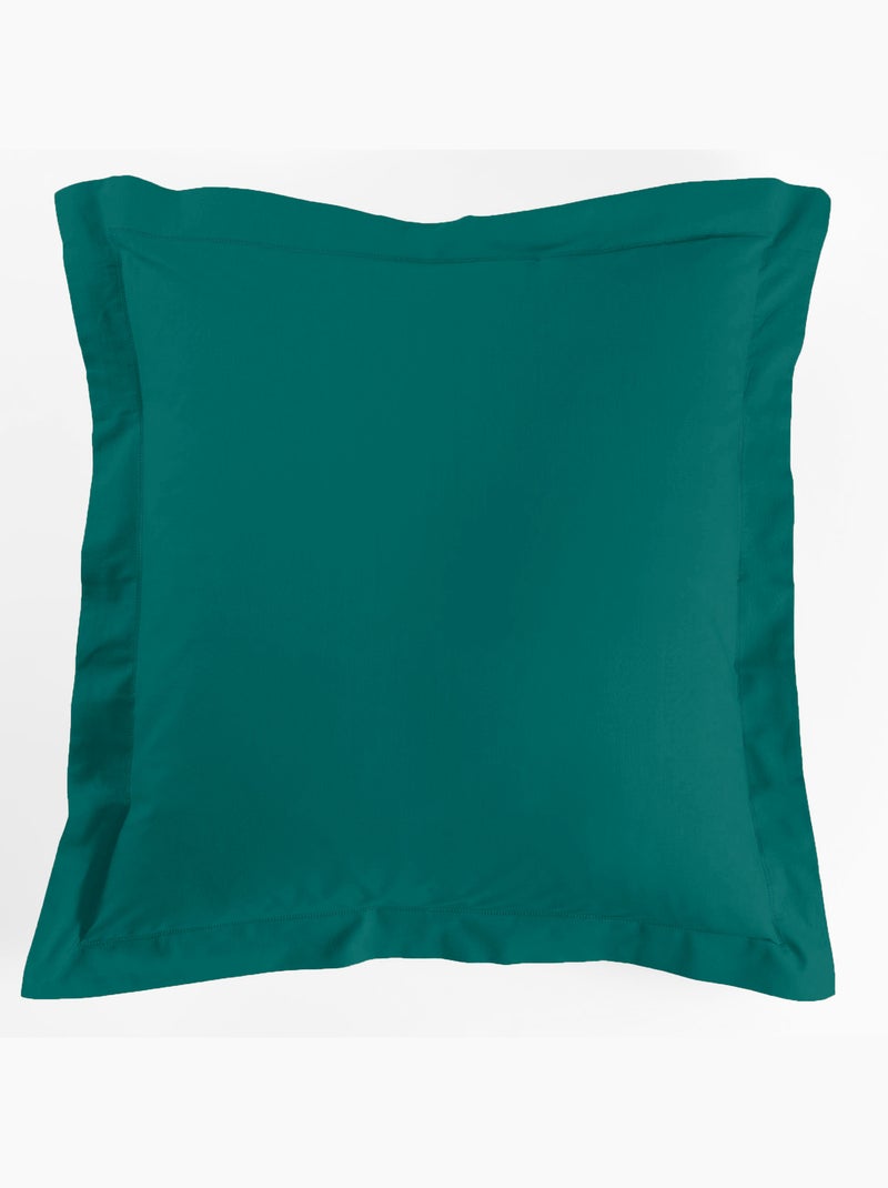 Lot de 2 Taies d'Oreiller – 100% Coton 57 Fils Vert émeraude - Kiabi