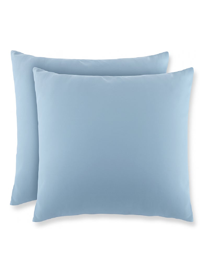 Lot de 2 Taies d'oreiller 2 en 1 - Alèse absorbante intégrée - Coloris Givre - DODO Bleu clair - Kiabi