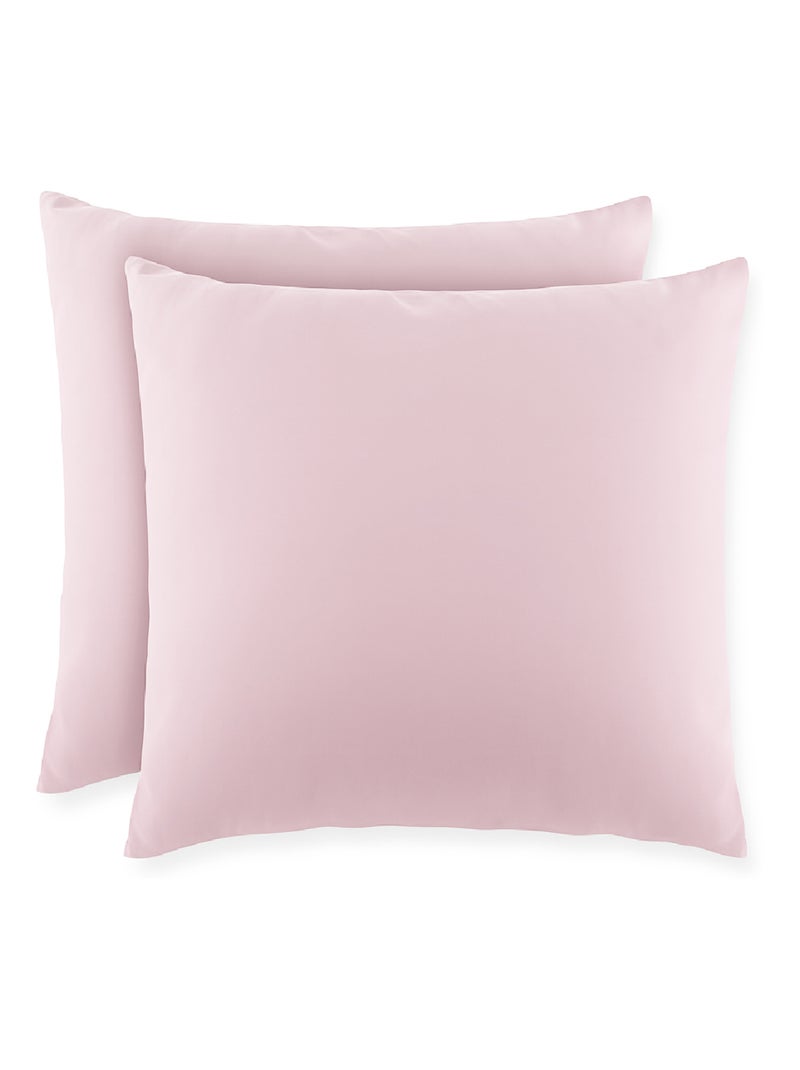 Lot de 2 Taies d'oreiller 2 en 1 - Alèse absorbante intégrée - Coloris Poudre - DODO Rose clair - Kiabi