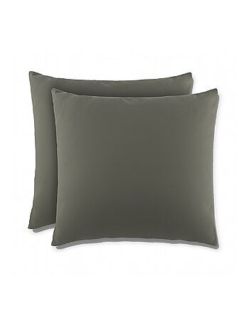 Lot de 2 Taies d'oreiller 2 en 1 - Alèse absorbante intégrée - Coloris Givre - DODO