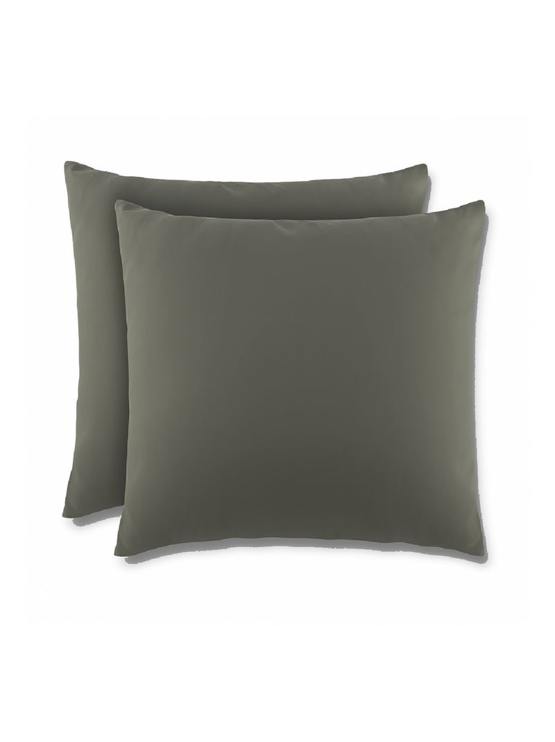 Lot de 2 Taies d'oreiller 2 en 1 - Alèse absorbante intégrée - Coloris Sable - DODO Marron - Kiabi