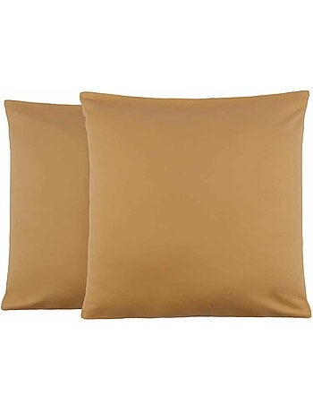 Lot de 2 taies d'oreiller 57 fils en molleton flanelle TOUDOUX
