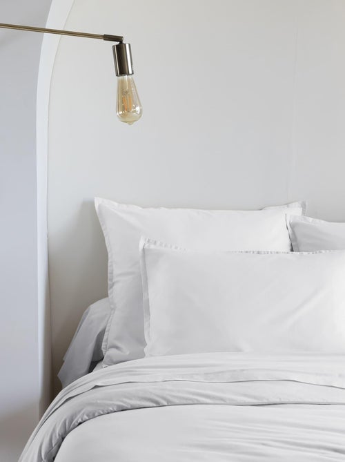 Lot de 2 taies d'oreiller coton lavé - Kiabi