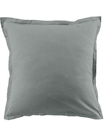 Lot de 2 taies d’oreiller coton uni