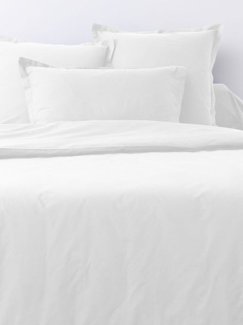 Lot de 2 taies d’oreiller coton uni - Kiabi