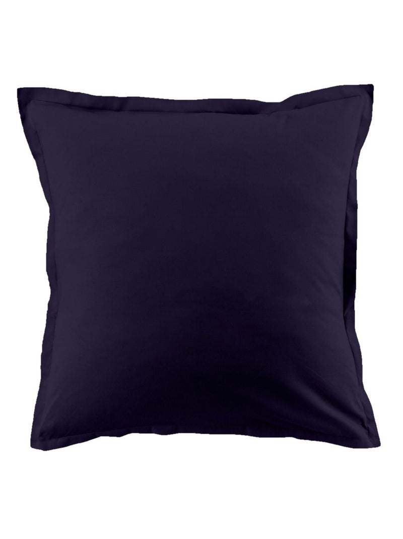 Lot de 2 taies d’oreiller coton uni Bleu impérial - Kiabi