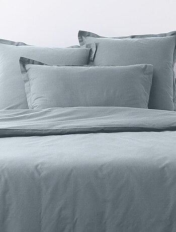 Lot de 2 taies d’oreiller coton uni
