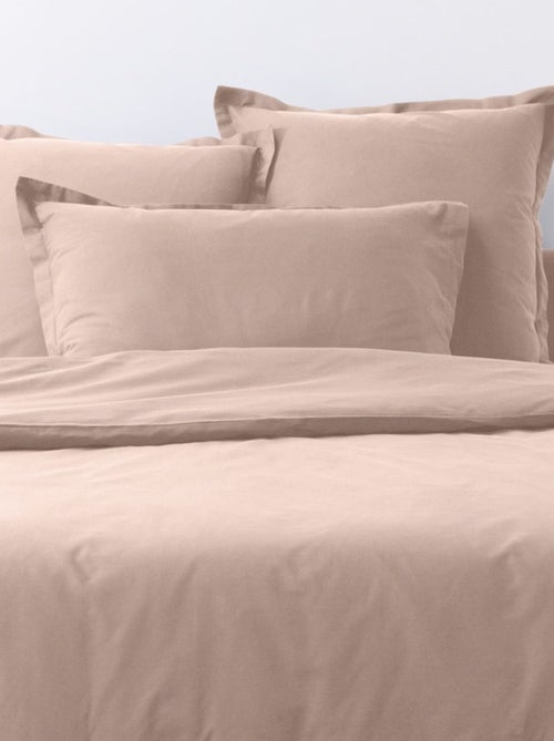 Lot de 2 taies d’oreiller coton uni - Kiabi