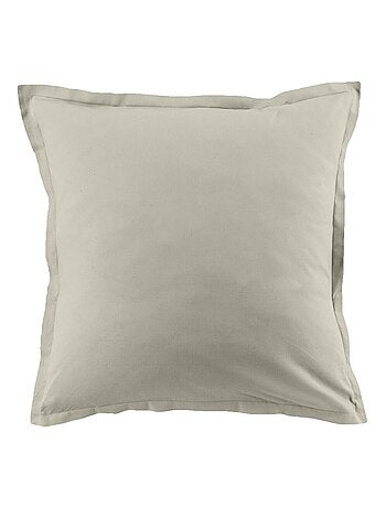 Lot de 2 taies d’oreiller coton uni