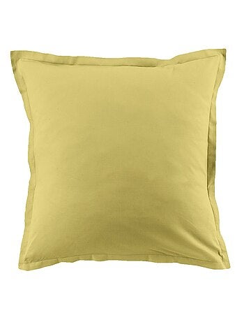 Lot de 2 taies d’oreiller coton uni