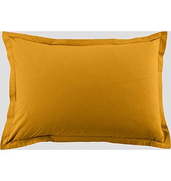 Lot de 2 taies d’oreiller coton uni
