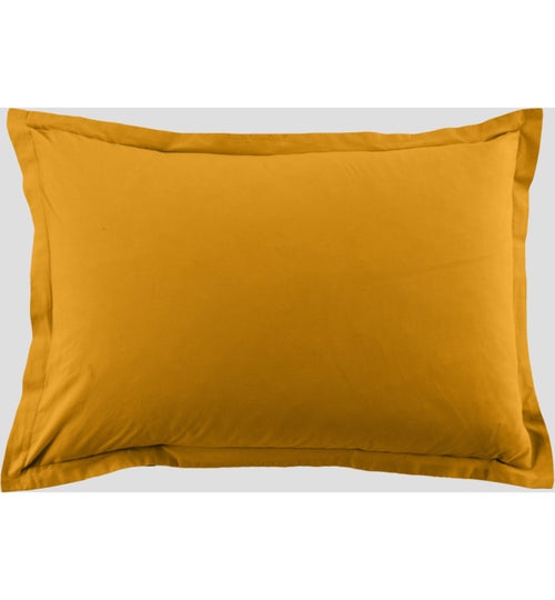 Lot de 2 taies d’oreiller coton uni - Kiabi