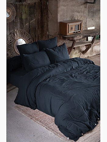 Lot de 2 Taies d’Oreiller – Double Gaze de Coton – GAÏA