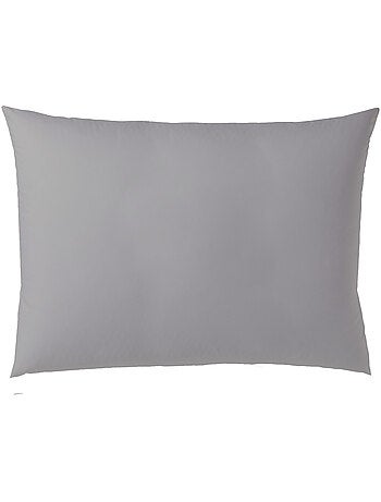 Lot de 2 taies d'oreiller en 100% coton peigné