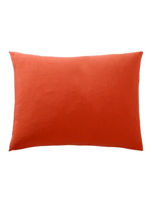 Lot de 2 Taies d'oreiller en Gaze de Coton - Douces, Respirantes - Kiabi