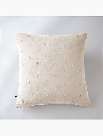 Lot de 2 Taies d’Oreiller – Gaze de Coton Brodée – GAÏA BOHO