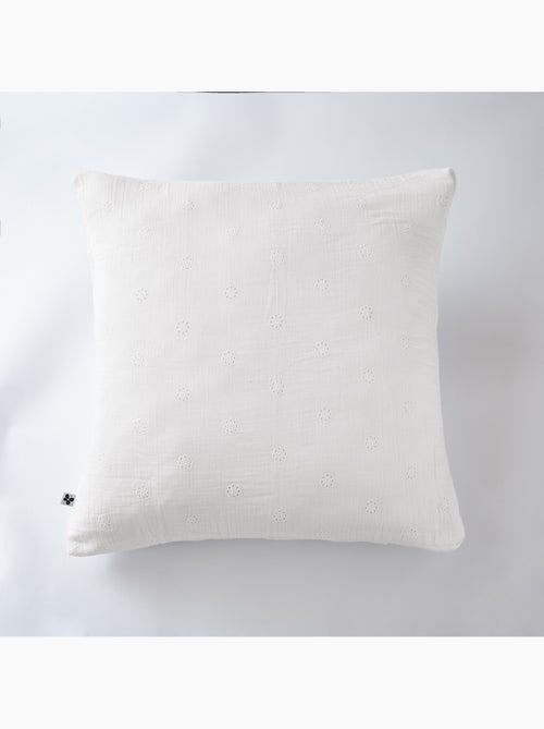 Lot de 2 Taies d’Oreiller – Gaze de Coton Brodée – GAÏA BOHO - Kiabi