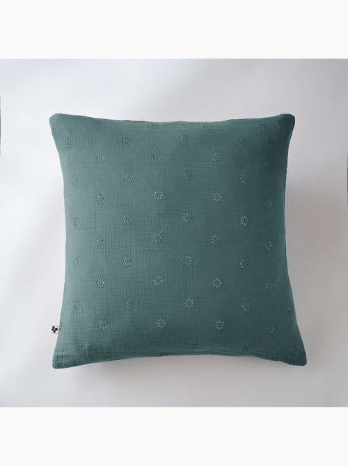 Lot de 2 Taies d’Oreiller – Gaze de Coton Brodée – GAÏA BOHO - Kiabi