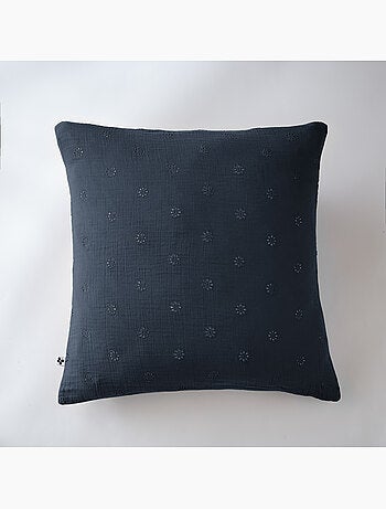Lot de 2 Taies d’Oreiller – Gaze de Coton Brodée – GAÏA BOHO