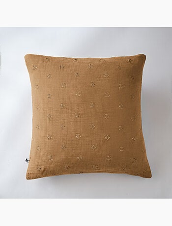 Lot de 2 Taies d’Oreiller – Gaze de Coton Brodée – GAÏA BOHO