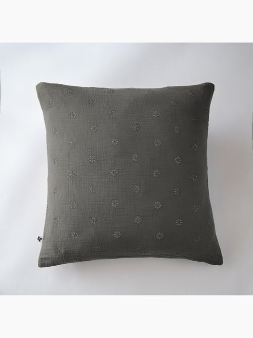 Lot de 2 Taies d’Oreiller – Gaze de Coton Brodée – GAÏA BOHO - Kiabi