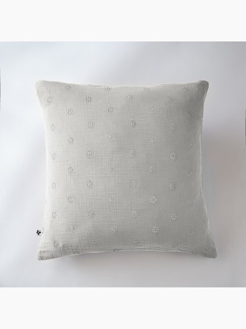 Lot de 2 Taies d’Oreiller – Gaze de Coton Brodée – GAÏA BOHO - Kiabi