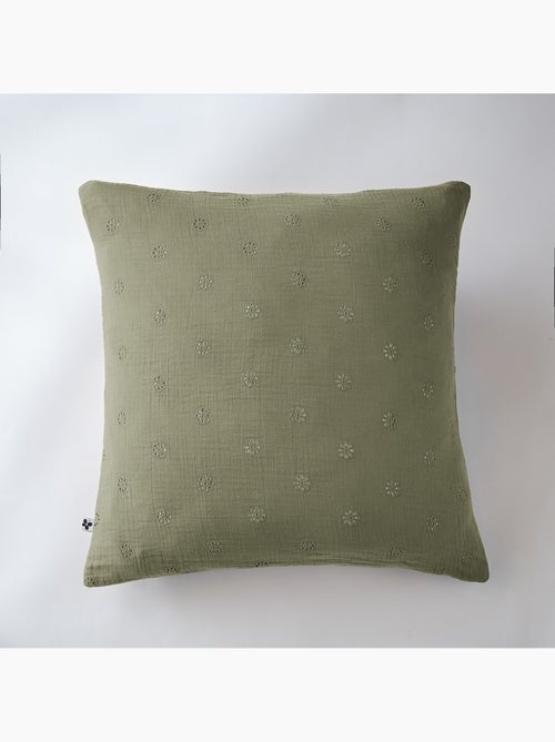 Lot de 2 Taies d’Oreiller – Gaze de Coton Brodée – GAÏA BOHO - Kiabi