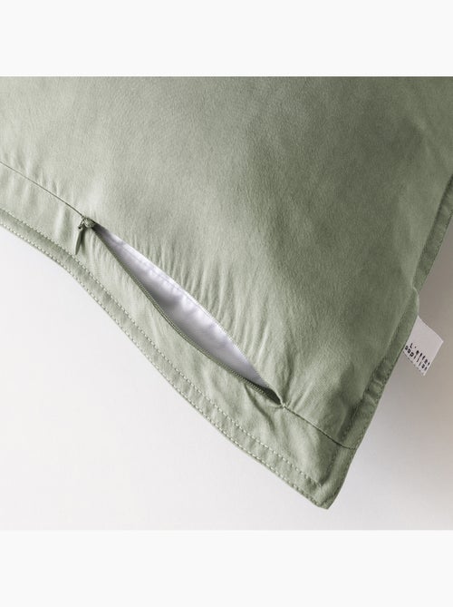 Lot de 2 taies d’oreiller lyocell uni – lysandre - Kiabi Lot de 2 taies d’oreiller lyocell uni – lysandre - Kiabi