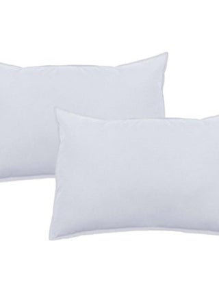 Lot de 2 taies d'oreiller Palace pur coton teint lavé 63 fils/cm² Vent du sud - Palace Neige - Lot d