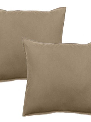 Lot de 2 taies d’oreiller Palace pur coton teint lavé 63 fils/cm² Vent du sud