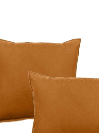 Lot de 2 taies d’oreiller Palace pur coton teint lavé 63 fils/cm² Vent du sud