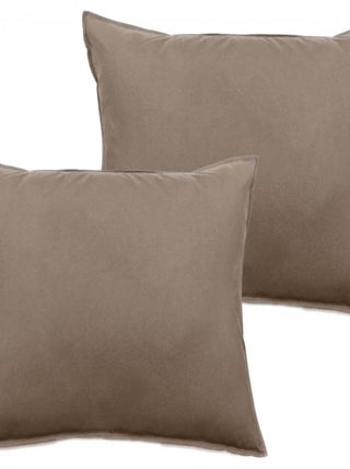 Lot de 2 taies d’oreiller Palace pur coton teint lavé 63 fils/cm² Vent du sud
