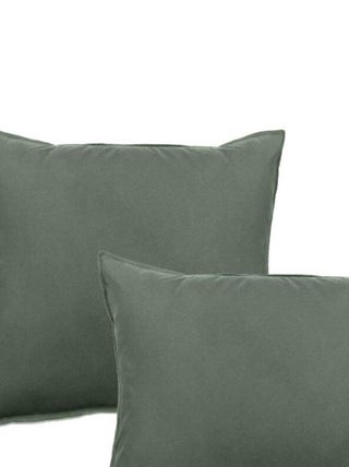Lot de 2 taies d’oreiller Palace pur coton teint lavé 63 fils/cm² Vent du sud