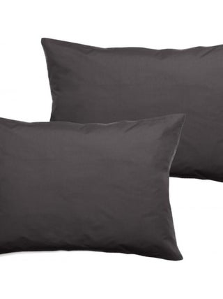 Lot de 2 taies d'oreiller percale pur coton peigné longues fibres 80 fils/cm² Vent du sud